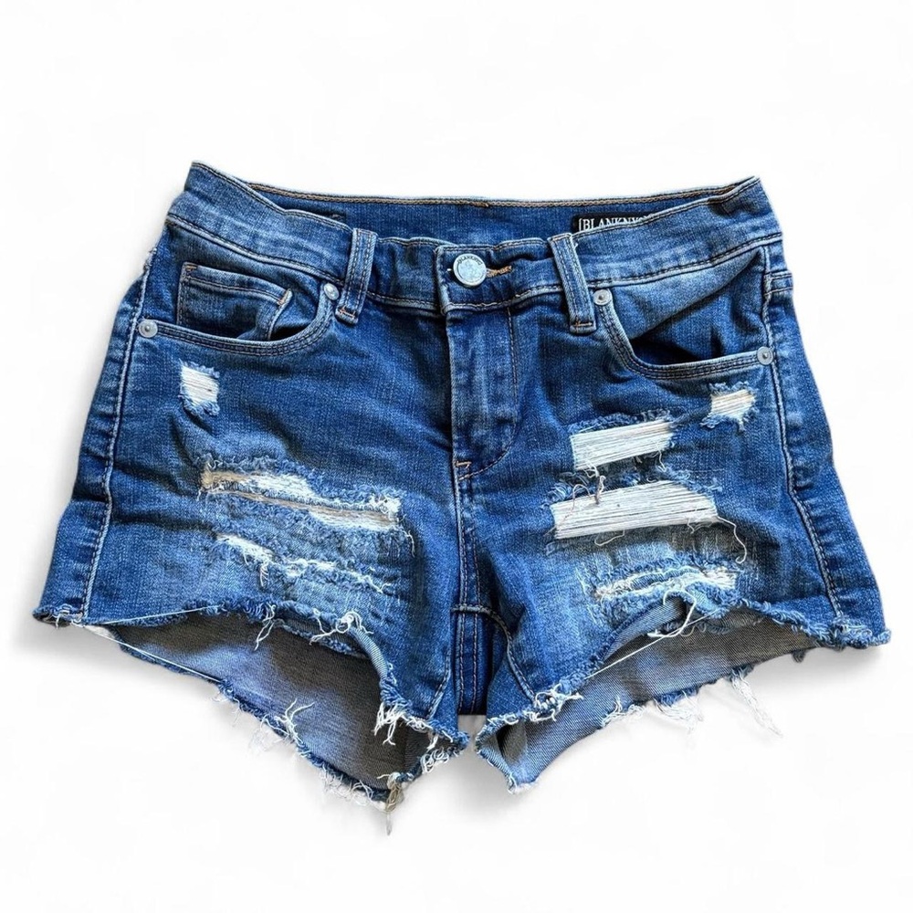 Blank Denim The Essex Distressed Jean Shorts